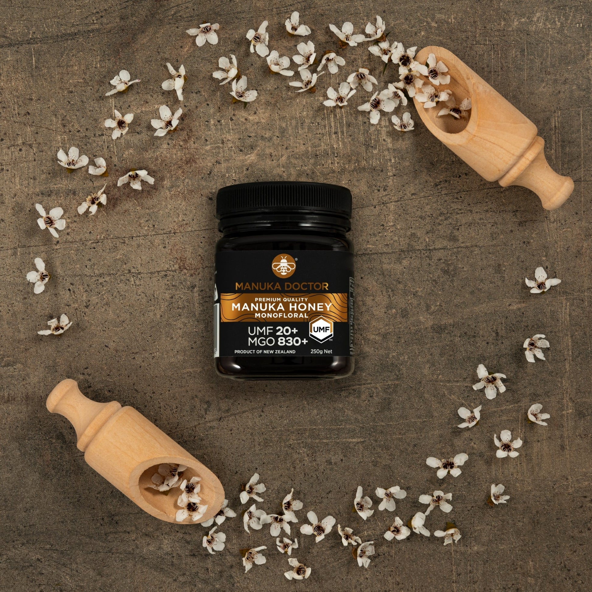 UMF 20+ Monofloral Manuka Honey 250g
