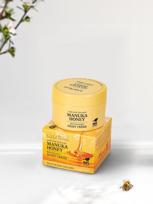 Manuka Honey Revitalising Night Crème for Radiant Skin