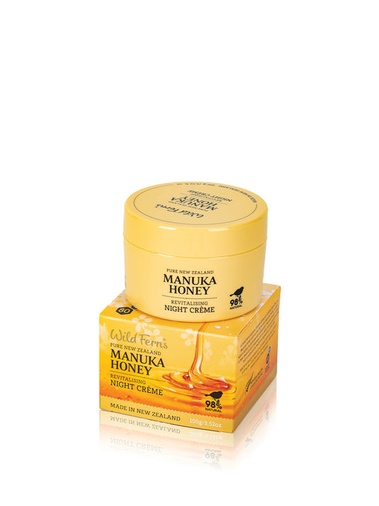 Manuka Honey Revitalising Night Crème for Radiant Skin
